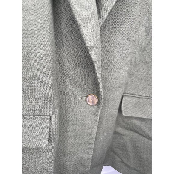 Vince Green Blazer Size 8 Tuscan Olive - Picture 7 of 11